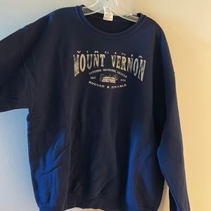 Navy ‘Mount Vernon’ Crewneck